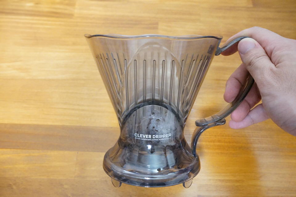 クレバードリッパーの使い方：コーヒー抽出方法（浸漬法）外観