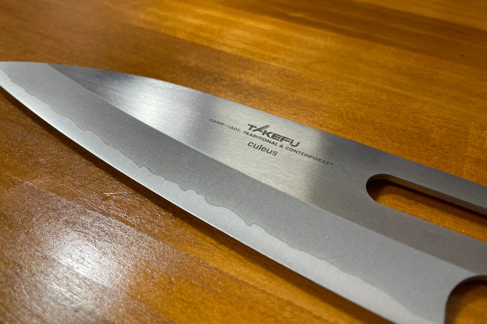 TAKEFU Knife クレウス 購入レビュー【一本は良い包丁を】：研ぎ