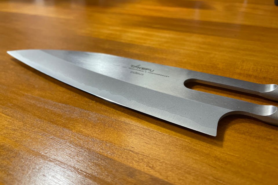 TAKEFU Knife クレウス 購入レビュー【一本は良い包丁を】：刃