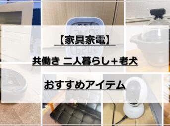 共働き二人暮らし（＋老犬）に必要なもの【家具家電】おすすめアイテム 一覧　アイキャッチ